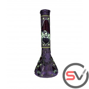 RED HAT GORILLA GLASS BEAKER With ICE CATCHER 14inch